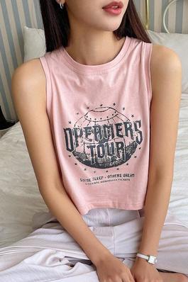 DAZY LETTER GRAPHIC TANK TOP