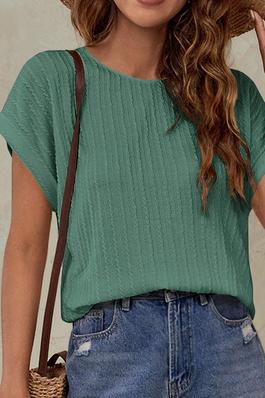 FRENCHY SOLID BATWING SLEEVE TEE