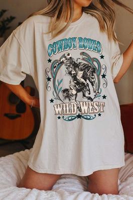 RODEO SHIRT WILD WEST TEE SOUTHWEST SHIRT COWGIRL SHIRT WESTERN GRAPHIC SHIRT COUNTRY MUSIC TEE