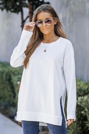 Lavender Jersey Knit Oversized V Neck top – Just Style LA