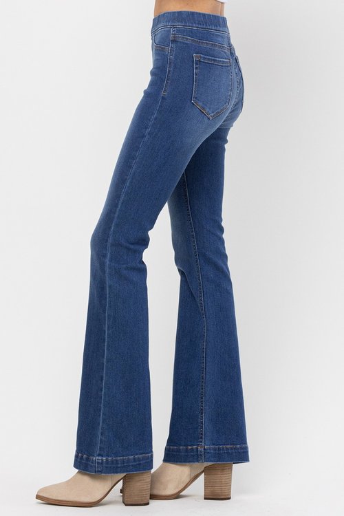 Jelly Jeans Pull On Flare