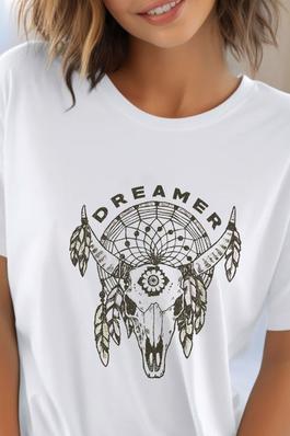 Dreamer Dreamcatcher UNISEX Round NeckTShirt