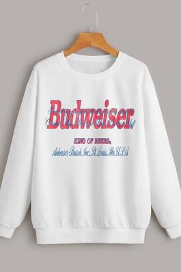 BUDWEISER graphic sweatshirts
