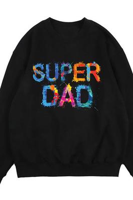 SUPER DAD graphic sweatshirts