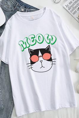 MEOW graphic  tee
