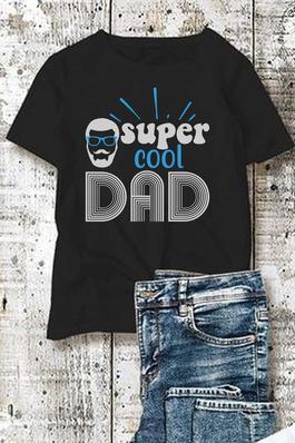 SUPER COOL DAD graphic  tee