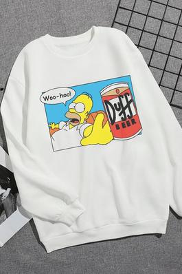 DUFF BEER graphic sweatshirts