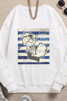 POPEYE graphic sweatshirts