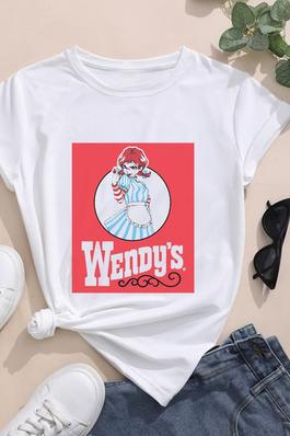 WENDY'S graphic  tee