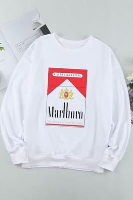 MARLBORO graphic sweatshirts