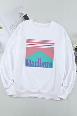 MARLBORO graphic sweatshirts