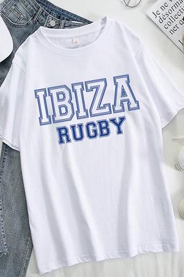 IBIZA RUGBY graphic  tee