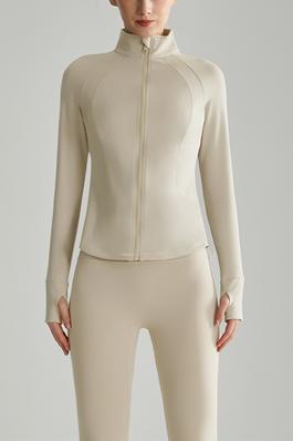 Thickened zip-up top & leggings sport sets