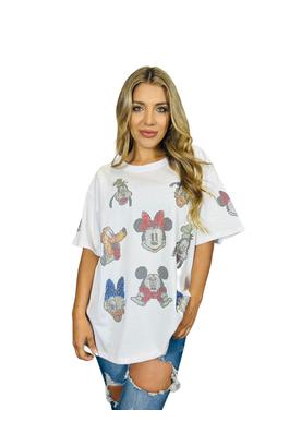 One Size Disney Character Graphic T-Shirt Top