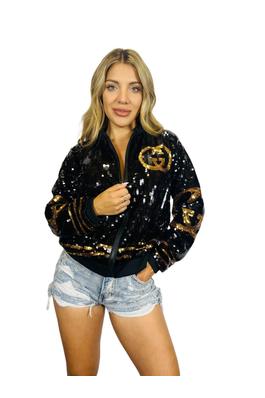 Sexy Glitter Sequin One Size Jacket