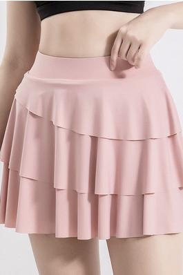 Solid Color Quick-Drying Two-Piece Skirts