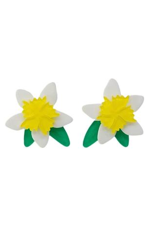 Plumeria Flower Earrings