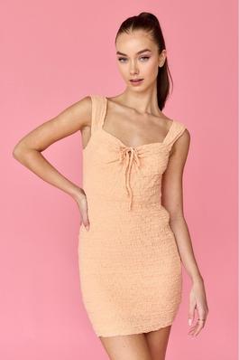 Leah Textured Knit Mini Dress