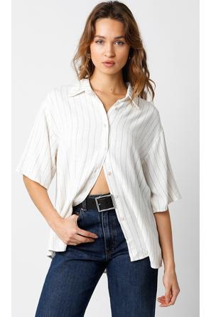 1/2 Sleeve Button Down Gisele Top