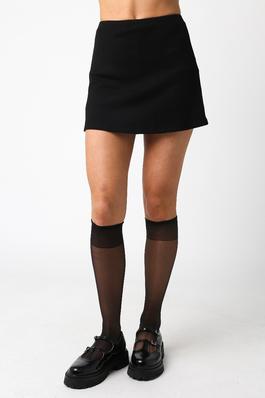 Elastic Waist Emery Micro Mini Skirt