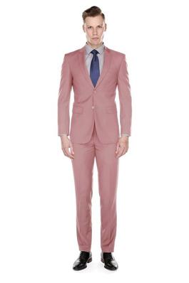 Men's Formal 2-Piece Slim Fit Suit Set - Short
