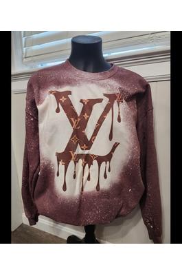 LV drip bleached sweatshirt