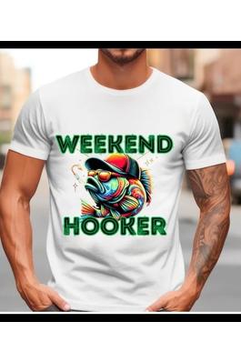 weekend hooker funny graphic tee