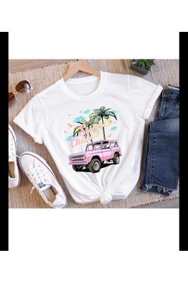 sunset chaser bronco summer graphic tee