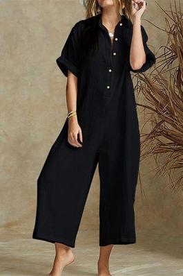 Wide Leg Overall Rompers