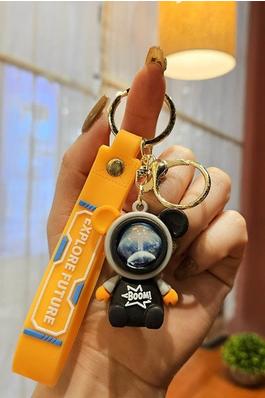 Cute Space Bear Creative Keychain Pendant