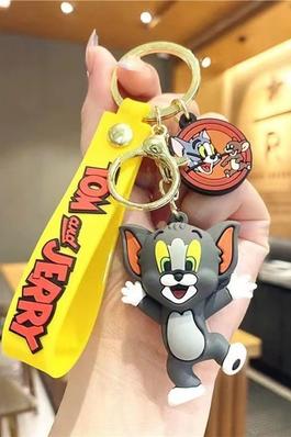 Creative Cartoon Keychain Of Cat And Mouse
