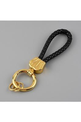 Solid Color Crown Leather Rope Keychain Pendant