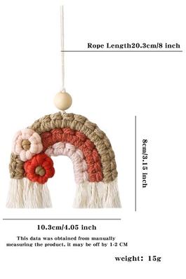 Handmade Daisy Rainbow Decorative Pendant