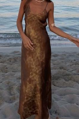 Printed Maxi Beach Dress