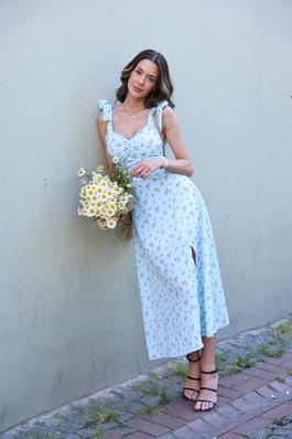 Flower Midi Dress