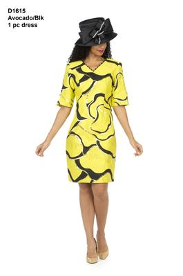 Giovanna D1615W Short Sleeve Print Dress
