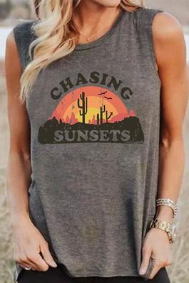 Chasing Sunsets Cactus Tank