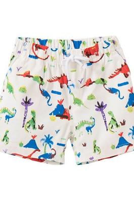Fashionable Loose Fit Printed Children's Capri Pants