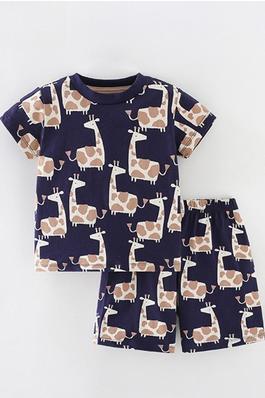 Two-Piece Casual Round Neck Children's Clothing