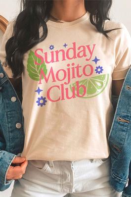 SUNDAY MOJITO CLUB GRAPHIC TEE