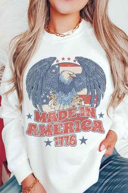 MADE IN AMERICA 1776 EAGLE Graphic Sweatshirt