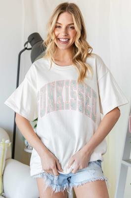 DAISY SUNKISSED Oversized Graphic Tee