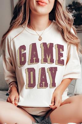 FLORIDA STATE GAME DAY Oversized Graphic Tee