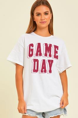 ALABAMA GAME DAY Oversized Graphic Tee