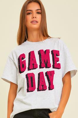 OHIO STATE GAME DAY Oversized Graphic Tee