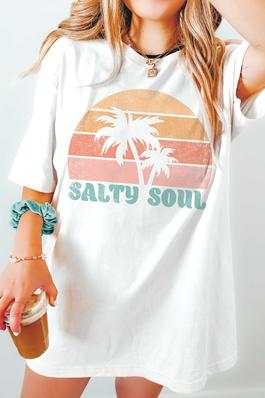 SALTY SOUL Oversized Graphic Tee