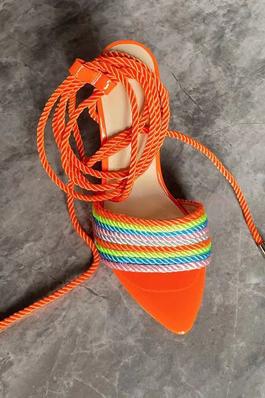 Pointed Toe Strappy Sandals