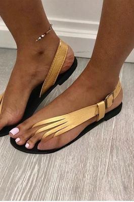 Flip Flop Buckle Sandals