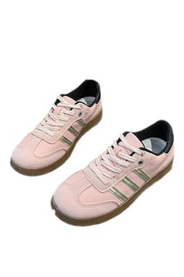 Round Toe Color Block Sneakers
