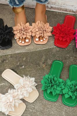 Floral Flat Sandals